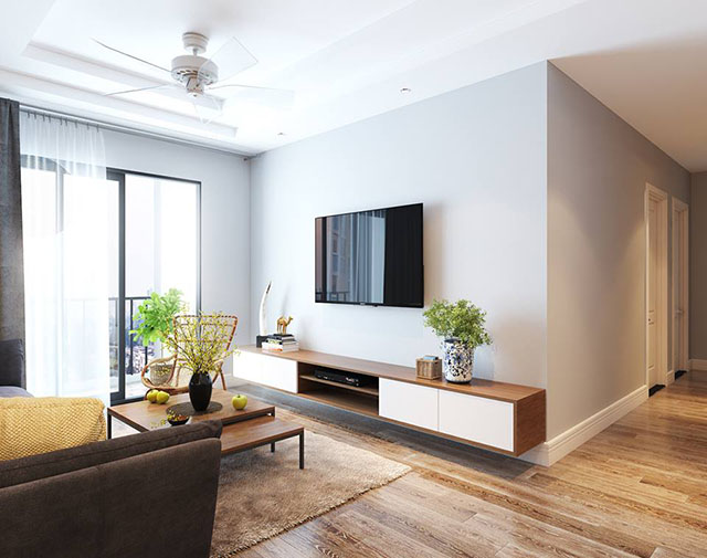Thiết Kế Nội Thất Chung Cư Hoàng Mai 82.7m2 Theo Phong Cách Hiện Đại