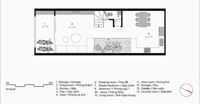 Mặt sàn tầng 1