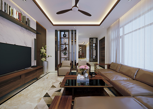 Thiết Kế Nội Thất Nhà Liền Kề 81m2 Theo Phong Cách Hiện Đại Ở Dương Nội