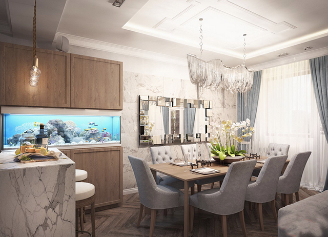 Thiết Kế Nội Thất Biệt Thự 90m2 Ở Nam An Khánh Theo Phong Cách Tân Cổ Điển