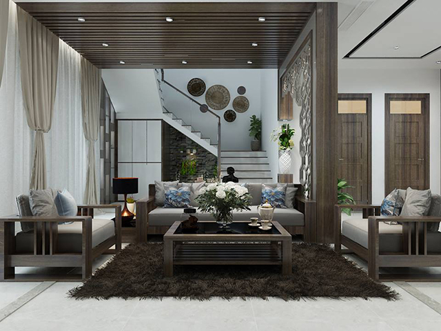 Thiết Kế Nội Thất Biệt Thự Dương Nội 3 Tầng 84.3m2 Ở Dương Nội