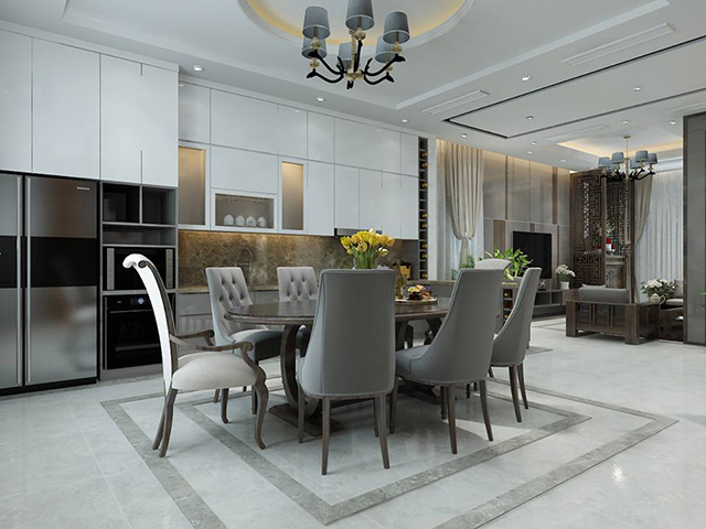 Thiết Kế Nội Thất Biệt Thự Dương Nội 3 Tầng 84.3m2 Ở Dương Nội