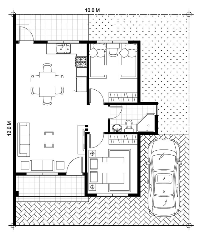 Thiết Kế Nội Thất Biệt Thự 90m2 Ở Nam An Khánh Theo Phong Cách Tân Cổ Điển