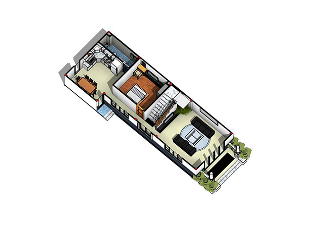 Thiết kế nội thất tầng 1