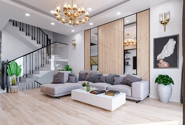 Thiết Kế Nội Thất Biệt Thự 3 Tầng Theo Phong Cách Hiện Đại Ở Nam An Khánh