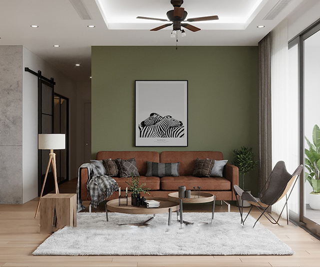 Thiết Kế Nội Thất Chung Cư 2 Phòng Ngủ Ở Hoàng Mai Với Những Gam Màu Ấn Tượng