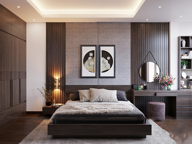 Thiết Kế Nội Thất Biệt Thự Mái Thái 118m2 Ở Dương Nội Theo Phong Cách Hiện Đại