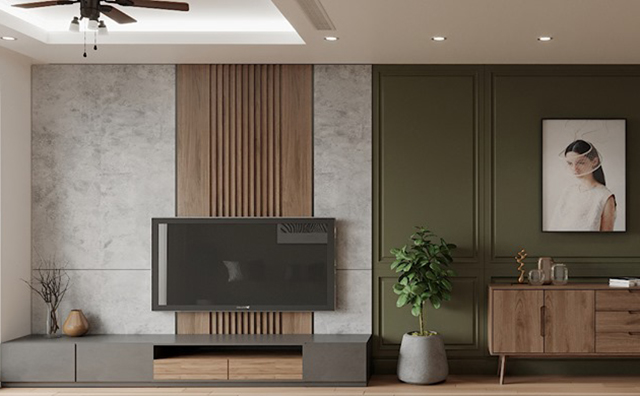 Thiết Kế Nội Thất Chung Cư 2 Phòng Ngủ Ở Hoàng Mai Với Những Gam Màu Ấn Tượng