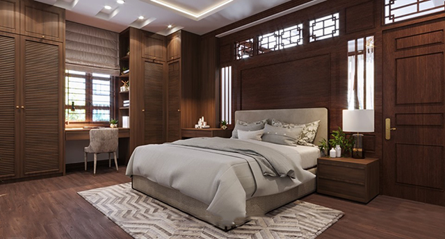 Thiết Kế Nội Thất Biệt Thự Mái Thái 118m2 Ở Dương Nội Theo Phong Cách Hiện Đại