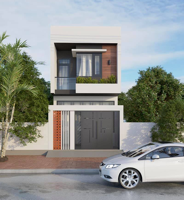 Thiết Kế Nhà Liền Kề 58.9m2 Theo Phong Cách Hiện Đại Ở Dương Nội