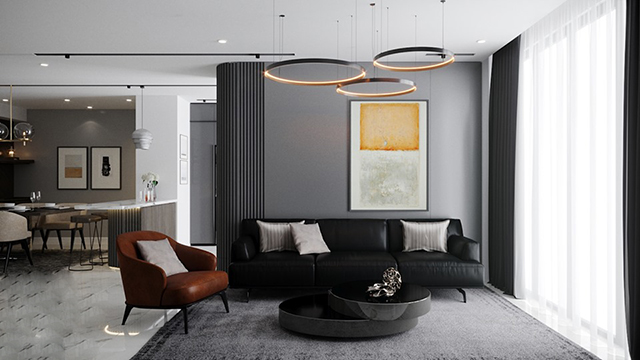 Thiết Kế Nội Thất Căn Hộ Chung Cư 104.8m2 Ở Hoàng Mai