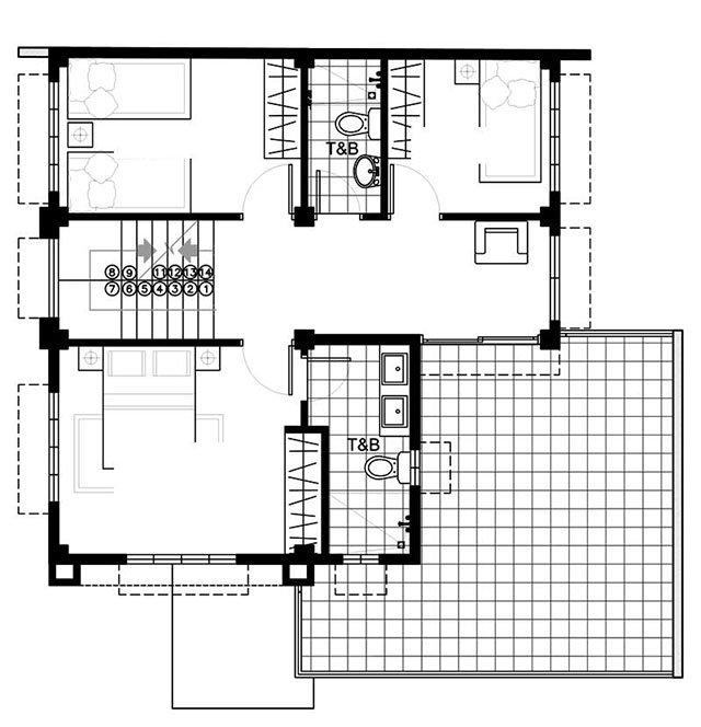 Thiết Kế Biệt Thự 2 Tầng Mái Bằng Đẹp Ở Nam An Khánh