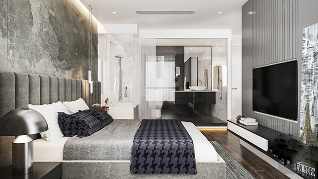 Thiết Kế Nội Thất Căn Hộ Chung Cư 104.8m2 Ở Hoàng Mai