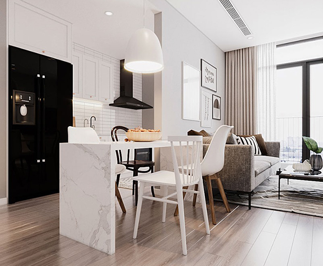 Thiết Kế Nội Thất Chung Cư 101m2 Theo Phong Cách Scandinavian