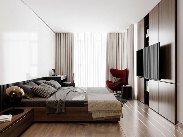 Thiết Kế Nội Thất Căn Hộ Chung Cư 170m2 Ở Hoàng Mai Theo Phong Cách Hiện Đại