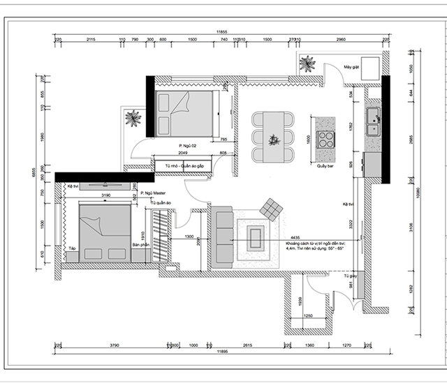 Thiết Kế Chung Cư 86m2 Ở Gamuda Theo Phong Cách Scandinavian