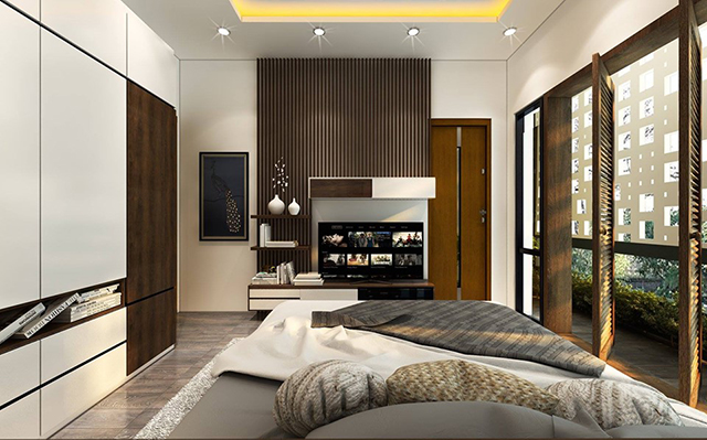 Thiết Kế Nhà Liền Kề 2 Tầng Theo Phong Cách Hiện Đại Ở Dương Nội