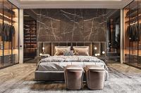Thiết kế nội thất phòng ngủ hiện đại cho người mệnh Thổ tại Biệt thự Nam An Khánh