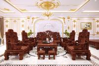 Thiết kế nội thất phòng khách căn biệt thự 160m2 ở Nam An Khánh