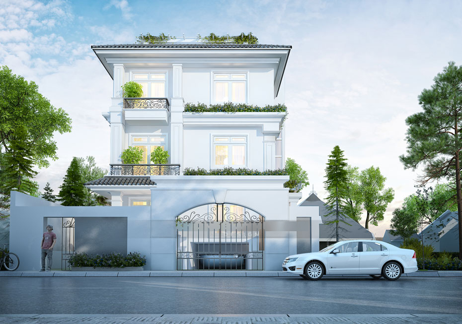 Dự án Biệt thự Tân Cổ Điển sang trọng 540m2 tại Hà Nội