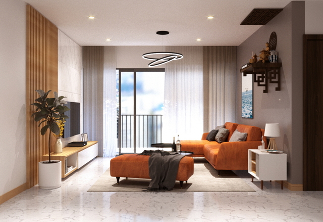 Thiết kế nội thất chung cư 120m2 ở quận Tây Hồ