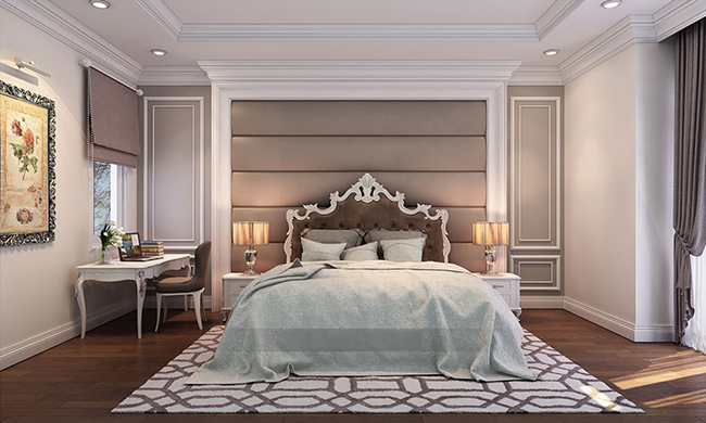 Biệt thự phố 3 tầng phong cách cổ điển ở Thanh Xuân, Hà Nội