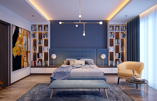 Thiết kế nội thất biệt thự song lập SD5 Iris Homes khu đô thị Gamuda Gardens