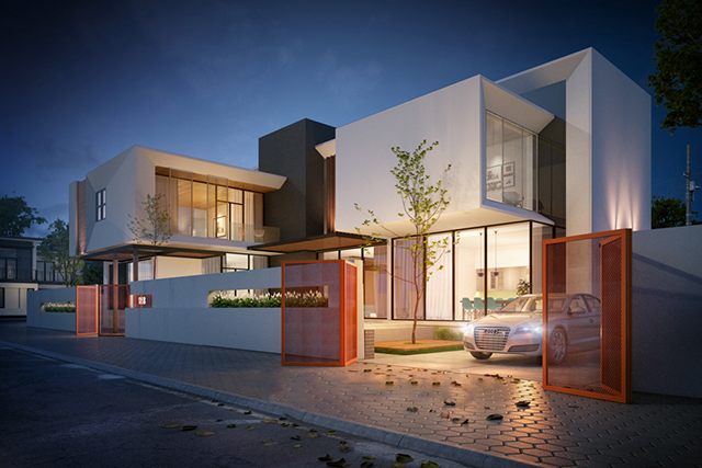 Dự án Thiết kế biệt thự 2 tầng hiện đại 140m2 ở Ba Vì