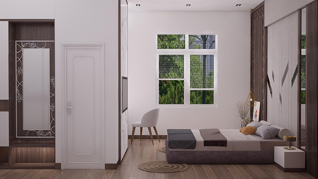 Thiết kế biệt thự 2 tầng mái thái 90m2 ở Nam An Khánh