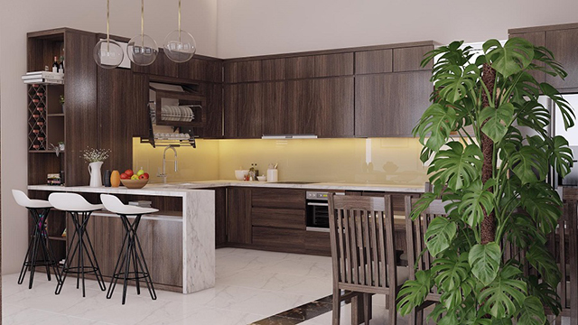Thiết kế biệt thự 2 tầng mái thái 90m2 ở Nam An Khánh