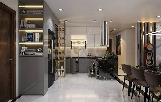 Thiết kế biệt thự 80m2 phong cách hiện đại ở Nam An Khánh