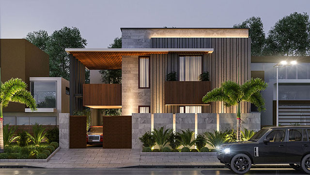 Dự án Thiết kế biệt thự 80m2 phong cách hiện đại ở Nam An Khánh
