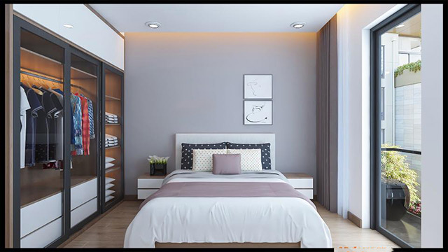 Thiết kế nội thất biệt thự Nam An Khánh 2 tầng phong cách hiện đại