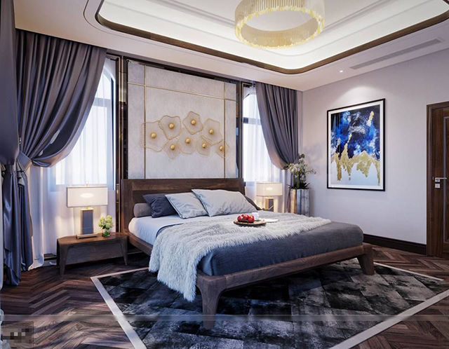 Thiết kế nội thất biệt thự 150m2 đẹp ở Nam An Khánh