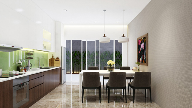 Thiết kế nhà liền kề 3 tầng 72m2 ở Dương Nội