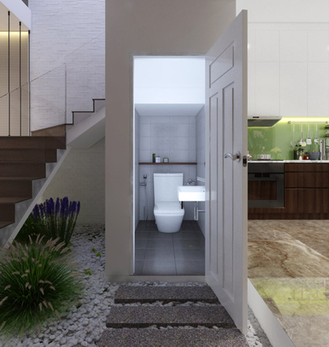 Thiết kế nhà liền kề 3 tầng 72m2 ở Dương Nội