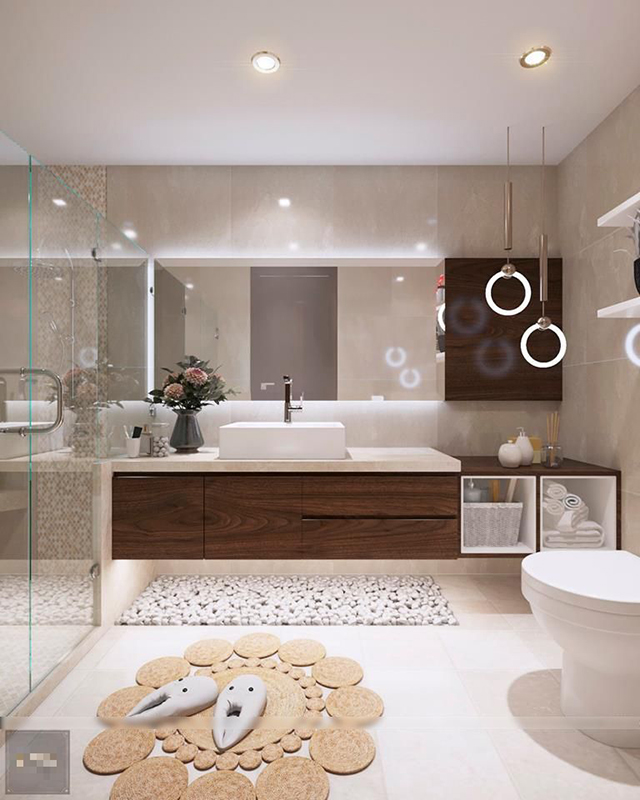 Thiết kế nội thất biệt thự 150m2 đẹp ở Nam An Khánh