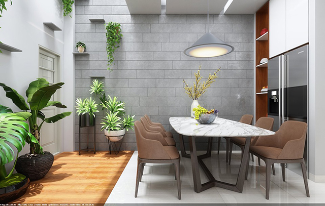 Nhà liền kề 3 tầng 80m2 phong cách hiện đại ở Nam An Khánh