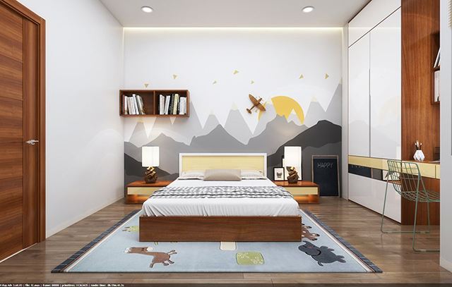 Nhà liền kề 3 tầng 80m2 phong cách hiện đại ở Nam An Khánh