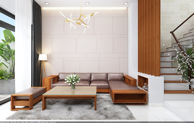 Nhà liền kề 3 tầng 80m2 phong cách hiện đại ở Nam An Khánh