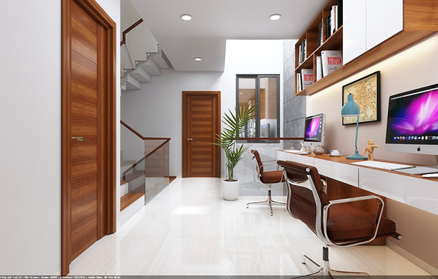 Nhà liền kề 3 tầng 80m2 phong cách hiện đại ở Nam An Khánh