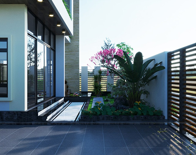 Thiết kế nội thất biệt thự hiện đại 3 tầng 150m2 Hà Đô Dragon City