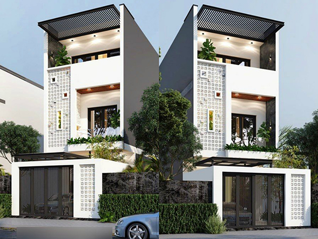 Nhà liền kề 3 tầng 80m2 phong cách hiện đại ở Nam An Khánh