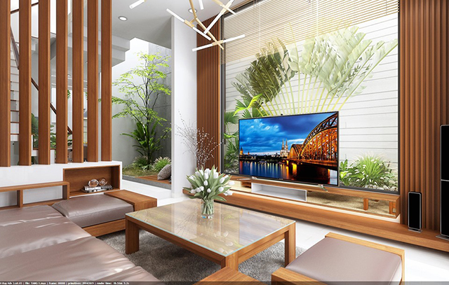 Nhà liền kề 3 tầng 80m2 phong cách hiện đại ở Nam An Khánh