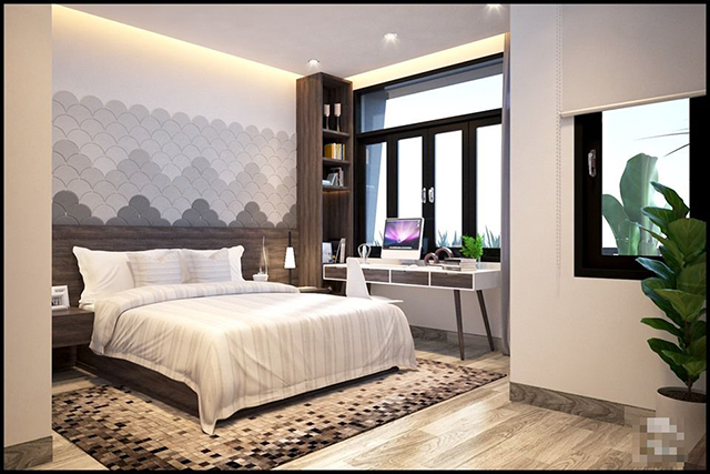 Thiết kế nhà liền kề 3 tầng phong cách hiện đại ở Nam An Khánh