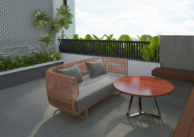 Thiết kế nhà liền kề 3 tầng phong cách hiện đại ở Nam An Khánh