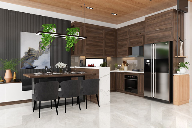 Thiết kế liền kề 78.5m2 phong cách hiện đại ở Thanh Xuân