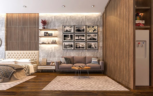Thiết kế biệt thự 4 tầng 72m2 phong cách hiện đại ở Dương Nội