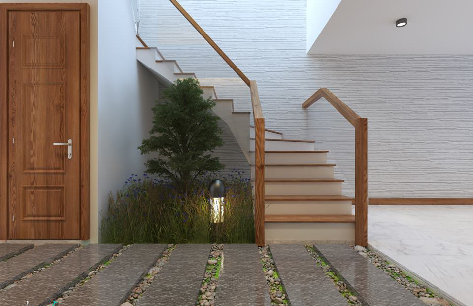Thiết kế biệt thự 4 tầng 72m2 phong cách hiện đại ở Dương Nội
