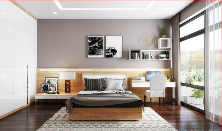 Thiết kế biệt thự 3 tầng 136m2 phong cách hiện đại ở Dương Nội